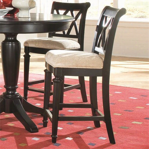 American Dreew 919-690 Camden-dark Bar Sstool Counter Height In Blackk