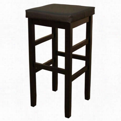 American Heritage 130806blk-v01 Jensen 30"" Exclude Stool In Black With Blakc Vinyl