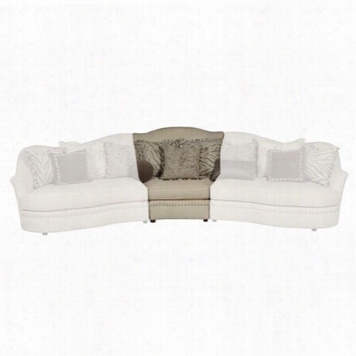 A.r.t. Furniture 204517-5008aa Amanda Ivory Armless Wwedge