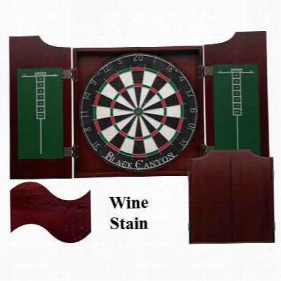 Blwc Kcanyon 40-0900 Classic Dart Board Cabinet In Wine