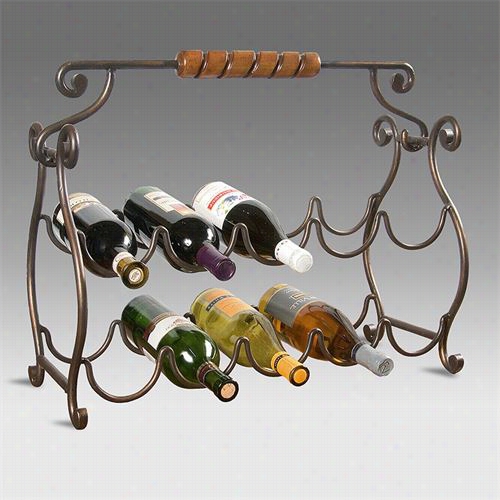 Butler 19210225 Metalworks 10 Bottle Storage Wine Rack