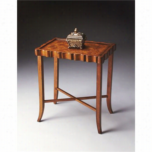 Butler 5016101 Masterpiece Tea Table In Olive Ash Burl