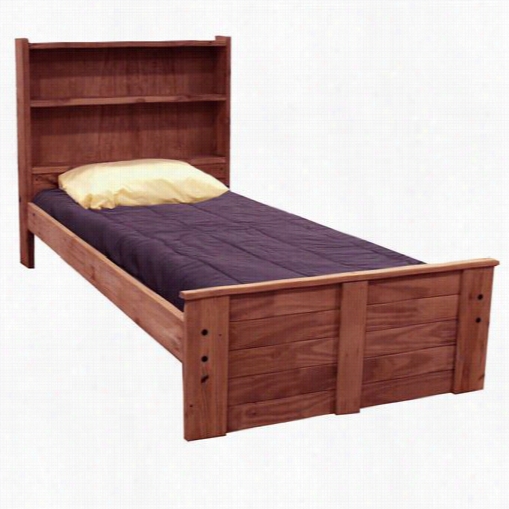 Chelsea Home Furniture 31340 Twin Bed In The Opinion Of Bookcasw Headboard In Mahogany Dye