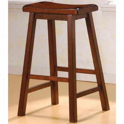 Coaster Furniture 180079 29"&quo;th X 18""w Wooden Bar Stool In Walnut - Set Of 2
