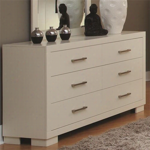 Coaster Furniture 202993 Jessica 6 Drawer Dresser In C Rrisp White