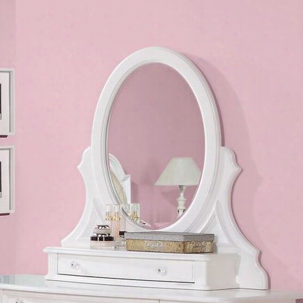 Coaster Furniture 400727 Caroline Vanity Mirror In White Painteed