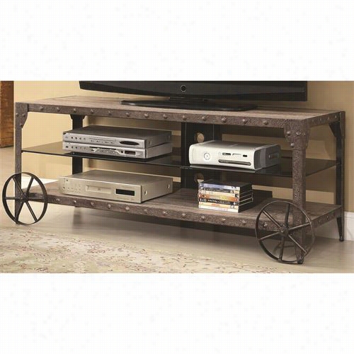 Coaster Furniture 70216 Tv Be Valid In Weathered Brown