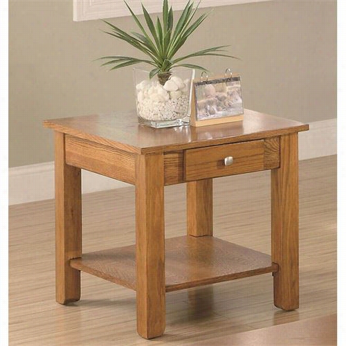 Coast Er Furnture 701437 Casual End Table In Oak