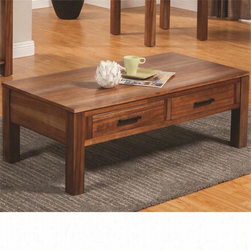 Coaster Furnituer 703918 Coffee Table In Natural Brown
