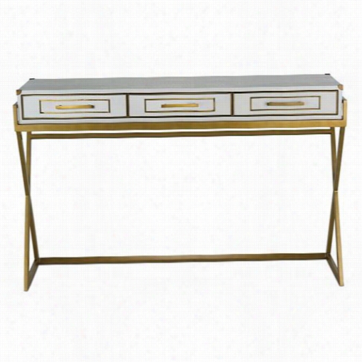 Currey And Company 3263 Regency Console Table In Contempora Ry Gold