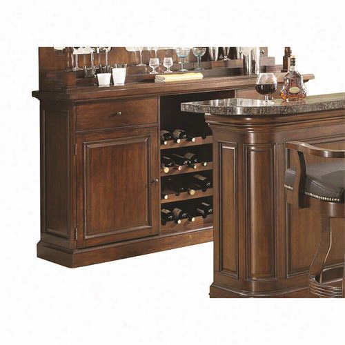 Eci Furniture 5810-35-bb Preston Backk Bar In Distressed Walnut