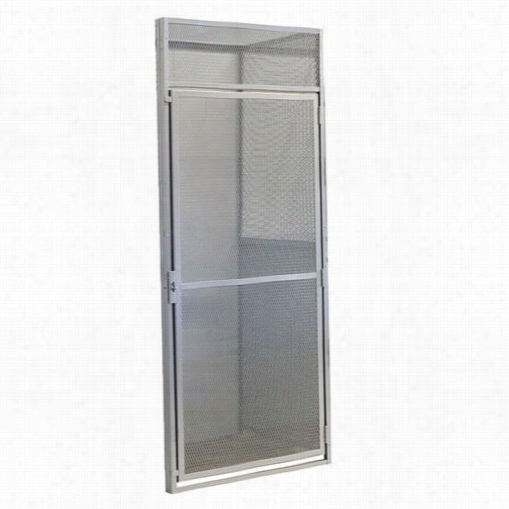 Hallowell Bsl364890-r-1a-pl 36""w X 48""d X 90""h Sngle Tier  Add-om Unit Knock-down Bulk Storage Locker In Platinum