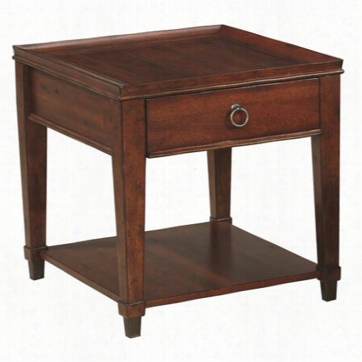 Hammary 197-915 Susnet Valley Rectangular Drawer En Dtable In Splendid Ma Hogany