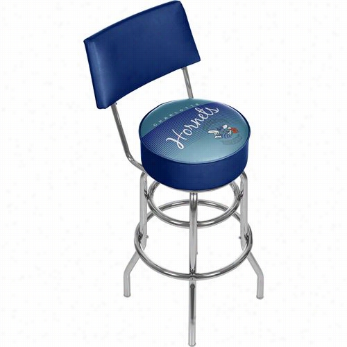 Hardwood Classics Nba Nba1100 Hc-ch Char Lotte Hornets Nba Hardwood Classics Bar Stool With Back