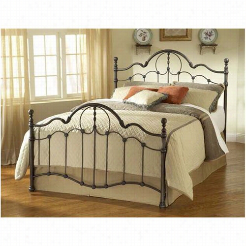 Hillsdale Furniture 1480-500 Venetian Queen Bed Set In Old Bronze - Rails Not Included