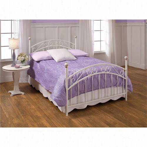 Hillsdale Furniture 1864bf Emily Full Bed Set In White - Rails Not Included