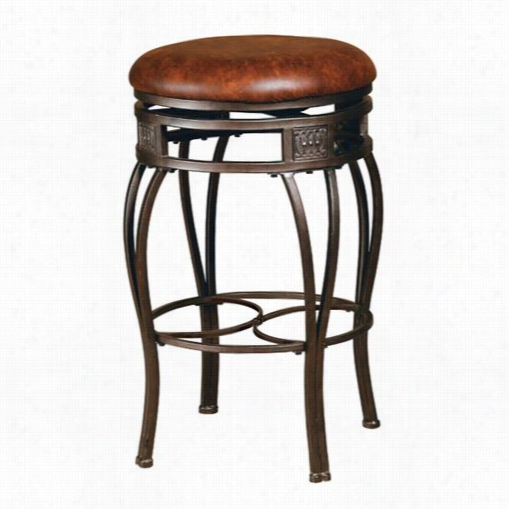 Hillsdale Furniture 4361-82 7montello Backless Swivel Counter Stool In Old Steel