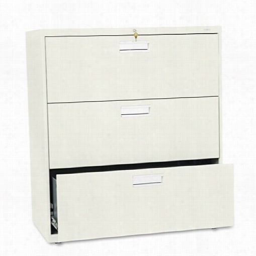 Hon Industriesh On683l 600 Succession 36"" 3 Drawers Lateral File