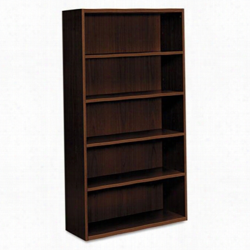 Hon Industries Honvw612 Arrive 5 Shelf Wood Veneer Bookcase