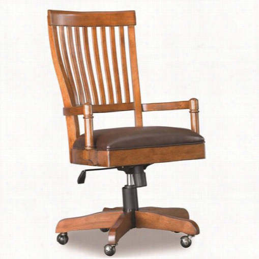 Hoker Furniture 636-30-220 Abbott Plaace Desk Chair In Light Wood