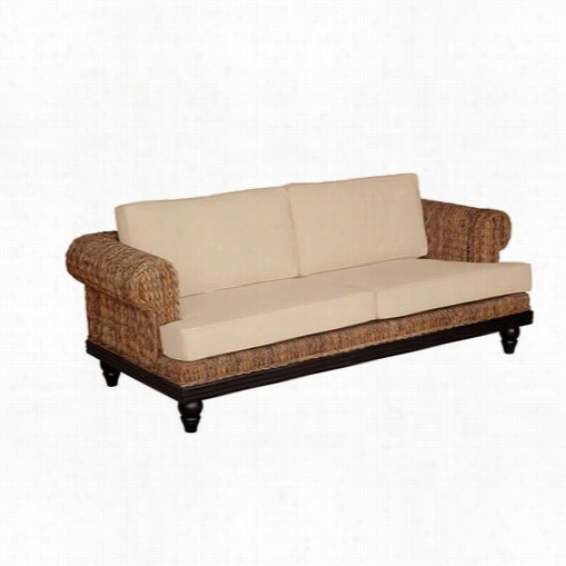 Jeffan L4-210-sr-oa Tropical Aba Ca Small Astor Sofa In Solid Mahogany