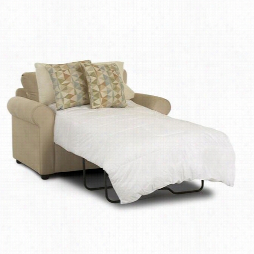 K Laussner24900-dcsl Brighton Dreamquest Microsu Ede Chair Sleeper In Camel