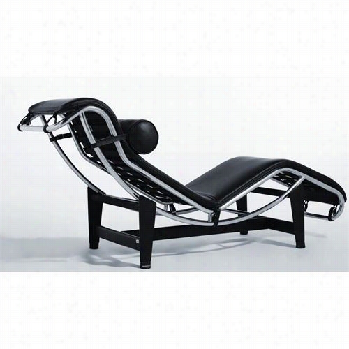 Mobitl Chle-chaise-bk Chloe Chaise In Mourning Leather