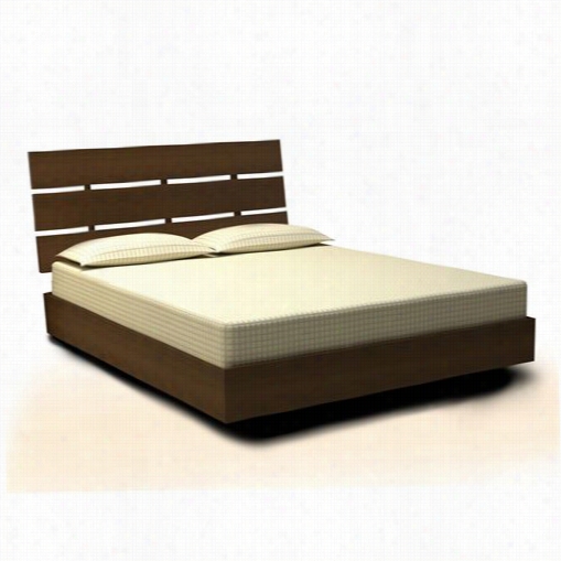 Nexera 401218 Nocce Full Size Platform  Bed And Headboard