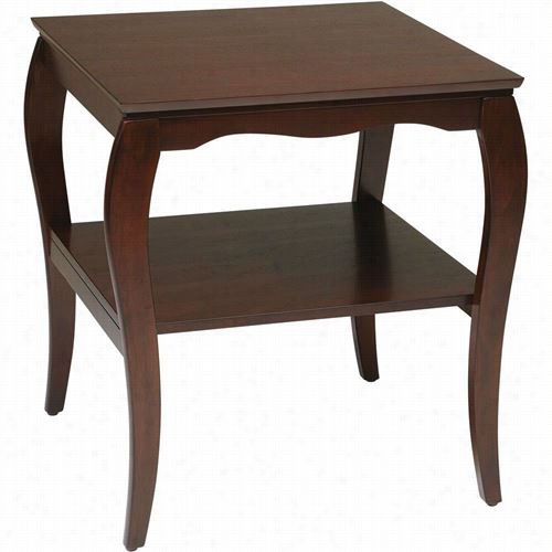 Osp Designs Bn09chy Brighton End Table In Cherry