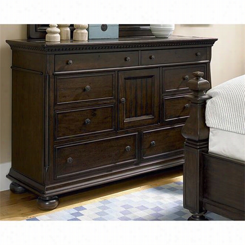 Paula Deen Furniture 193060 Downward Home House  Dresser In Molasses