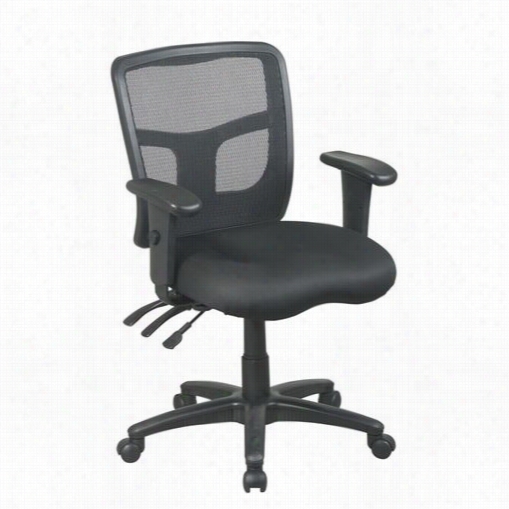 Proline Ii 92343 Progrid Middle Back Manager's Chair With Adjustable Arms