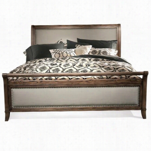 Riverside 15884-15885-15886 Belmeade California King Sleigh Bed With Upholstered Headboard And Footboard