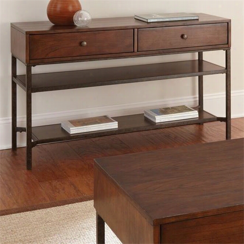 Steve Ssilver Hy300s Hayden Sofa Table In Medium Cherry