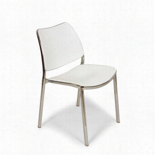 Stilnovo Fkc004wht Palette Side Chair In White