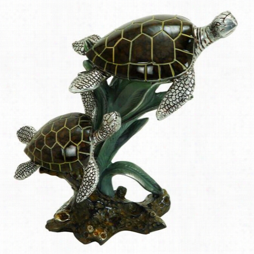 Woodland Imports 98395 Poolystone Sea Turtles Suitable Or Kids Oom Too