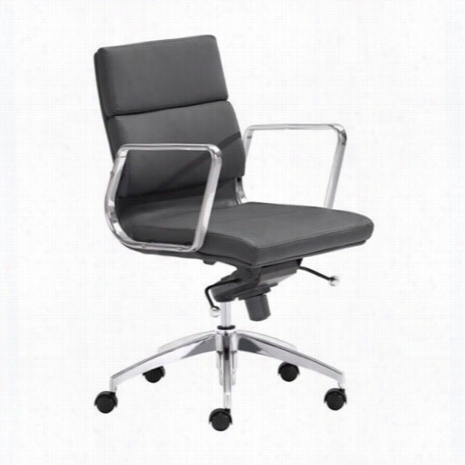 Zuo 20589 Engineer Low Back Office Chair