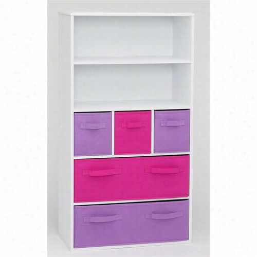 4d Concepts 12455 Girl's Storagge Bookcase