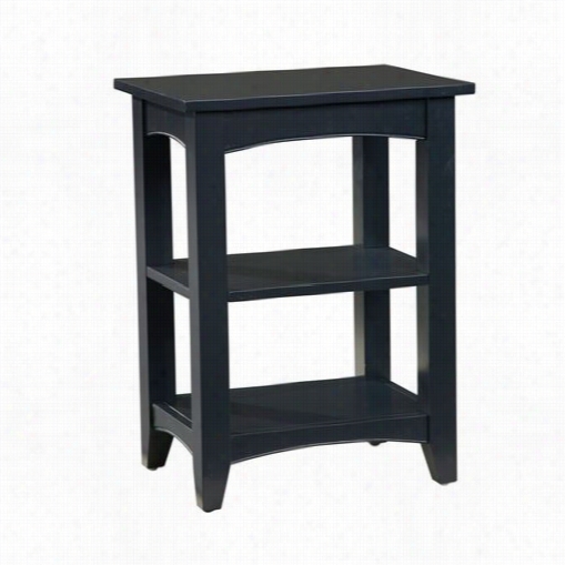 Alaterre Asca02bl Shaker Cottage 2 Shelf End Table