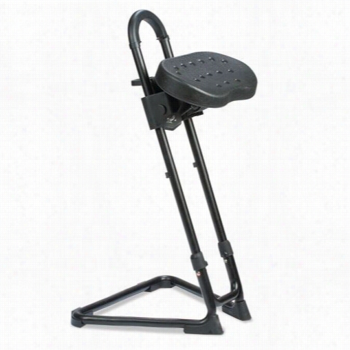 Alera Aapss600 Plus Ss Series Sit/stand Adjustable Stool In Black