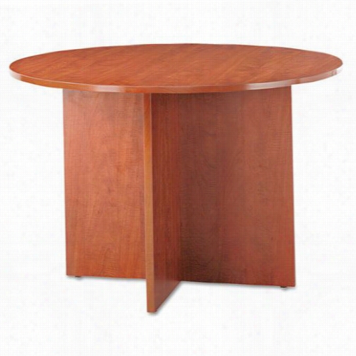 Alera Aleva7142 Valenciaa Ro Und Conference Table With Legs