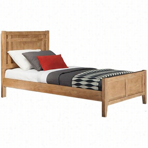 American Woodcrafters 1000-46pb Natural Elements Full Panel Bed