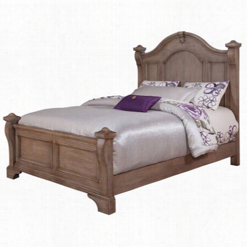 American Woodcrafters 2920-50pos Heirloom Queen Poster Bed In Weathered Gfey