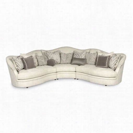 A.r.t. Furniture 204511-5008aa Amanda Ivory Raf Loveseat