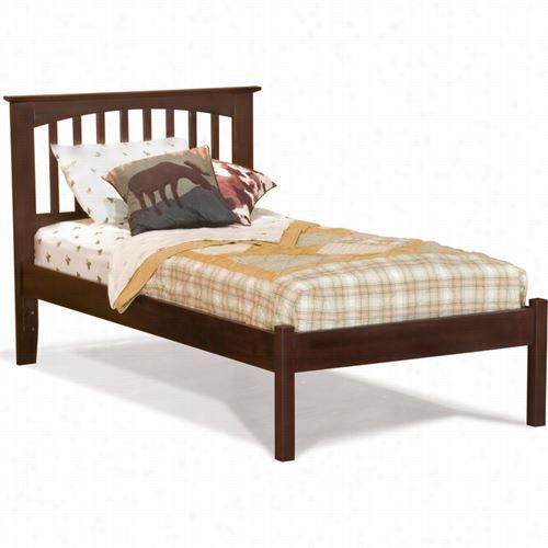 Atlantic Movables Ap902100 Brooklyn Full Bed With Open F Oot Rail