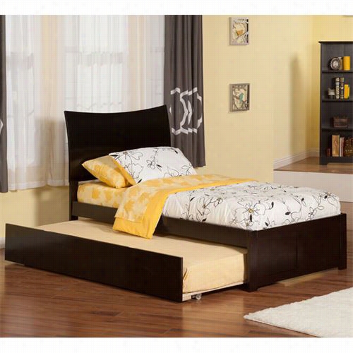 Atlantic Furnigure Ar 913201 Soho Full  Bed Wiht Flat Panel Footboard And Urban Trundle