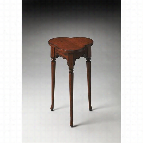 Bu Tler 3109030 Masterpiiece Sutton Cherry Accent Table In Distrssed Mahogany