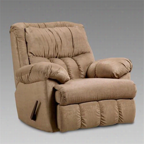 Chelsew Home Furniture 2500-sc Verona Iv Payton Chaise Roockerr Ecliner In Sensations Camel