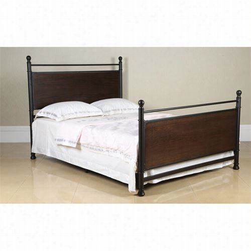 Classic Flame B591qcb Bell""o Queen Metal Bed Frame  In Mocha/adrk Bronze