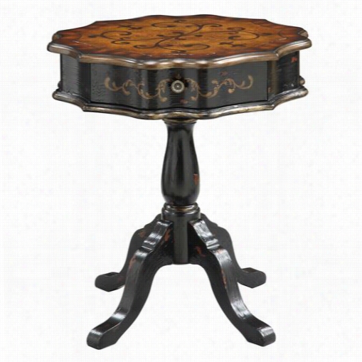 Coast To Coast 39720 26&uwot;"h 1 Drawer Accent Table In Braebrook Black And Brown