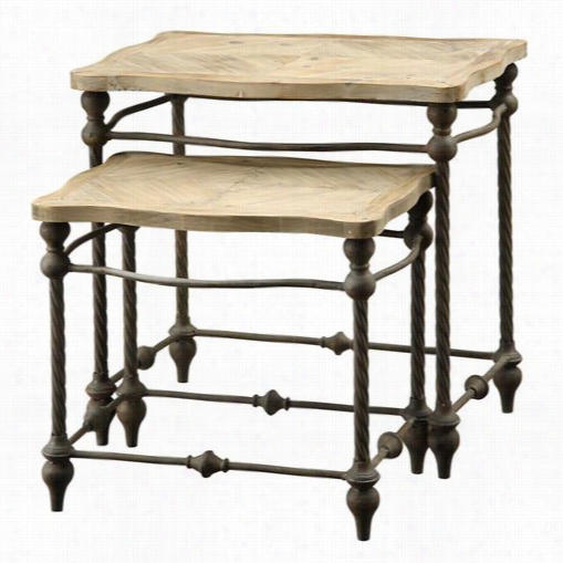 Coas To Coast 43312 2 Tiers Nested Table In Lolo Natural